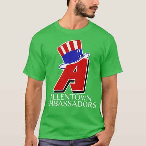 Defunct Allentown Ambassadors Baseball Team T_Shirt