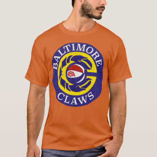 Defunct Baltimore Claws ABA Basketball 1976 T-Shirt