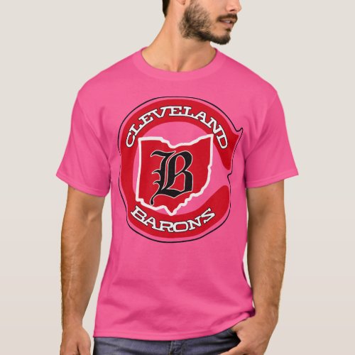 Defunct Barons NHL Hockey 1977 T_Shirt