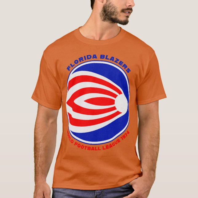Defunct Florida Blazers WFL 1974 T-Shirt (Front)
