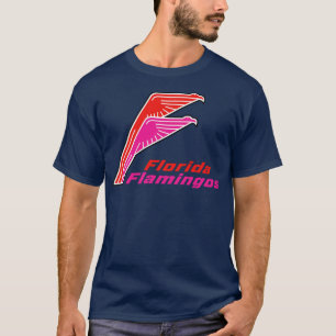Defunct Florida Flamingos Team Tennis 1974 T-Shirt