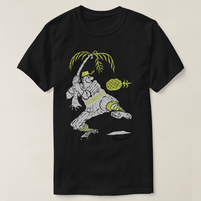 Defunct Hawaii Islanders Baseball 1961 T-Shirt (Design Front)