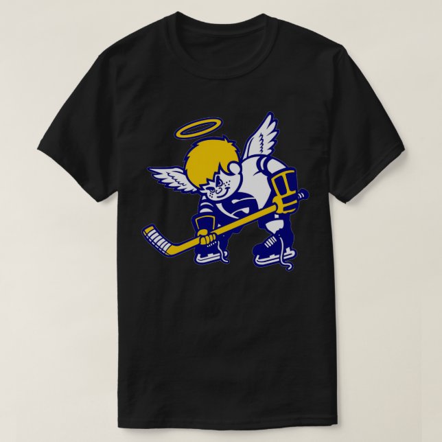 Defunct hockey team Minnesota Fighting Saints vint T-Shirt (Design Front)