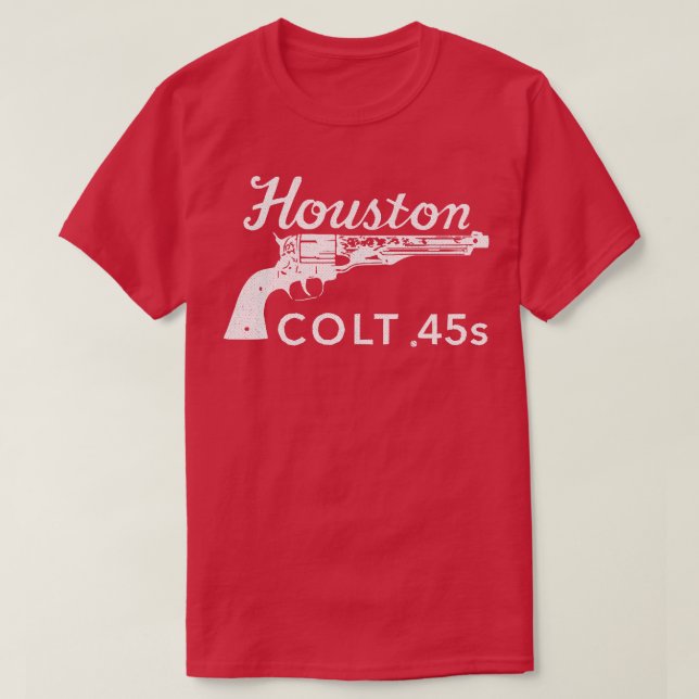 Defunct Houston Colt 45s Baseball T-Shirt (Design Front)