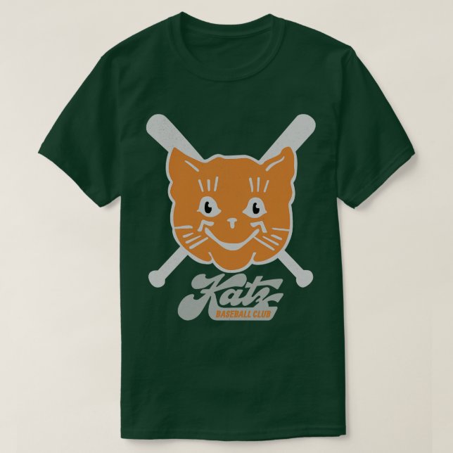 Defunct Kansas City Katz Baseball Club 1961 T-Shirt (Design Front)