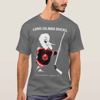 Defunct Long Island Ducks EHL Hockey 1972 T-Shirt