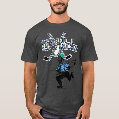 Defunct Lumberjacks Hockey Team T_Shirt