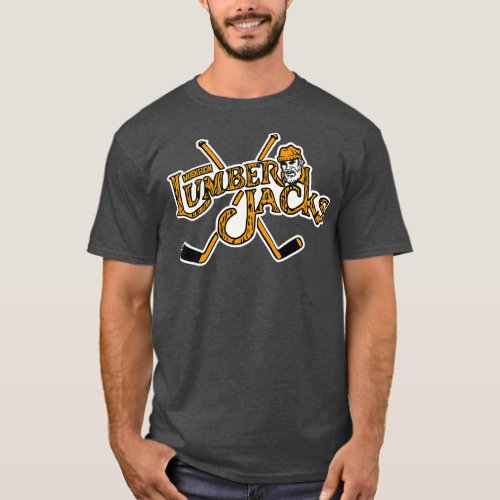 Defunct Muskegon Lumberjacks Hockey Team T_Shirt