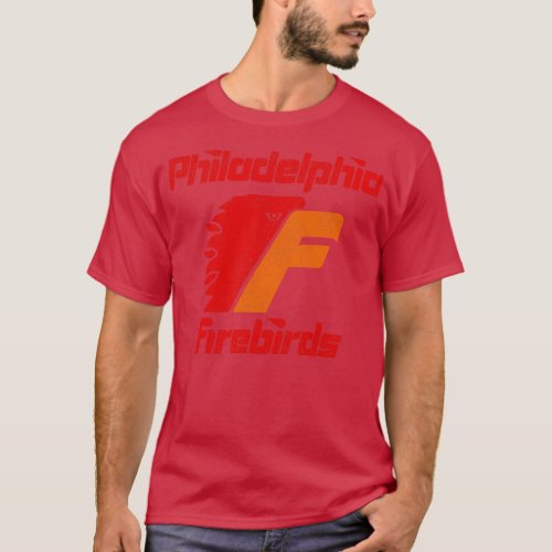 Defunct Philadelphia Firebirds Hockey Team T_Shirt