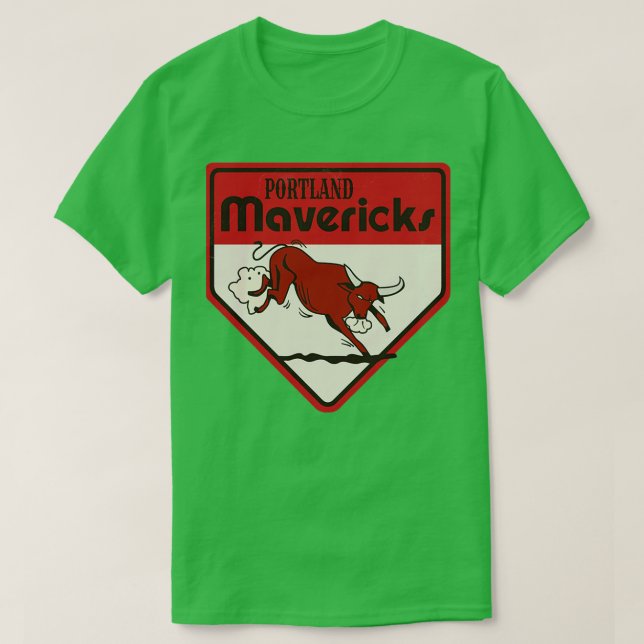 Defunct  Portland Mavericks Baseball  T-Shirt (Design Front)
