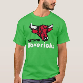 Defunct Portland Mavericks Independent Baseball 19 T-Shirt