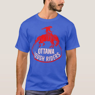 Defunct Rough Riders Canadian  1978 T-Shirt