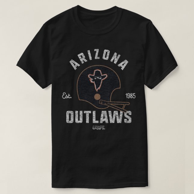 Defunct Series Arizona Outlaws Classic T Shirt (Design Front)