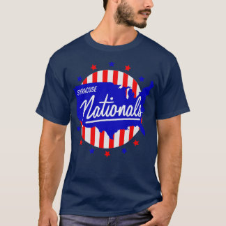 Defunct Syracuse Nationals Basketball 1961 T-Shirt