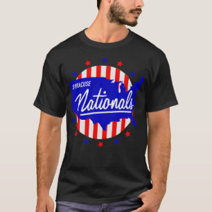 Defunct Syracuse Nationals Basketball 1961 T-Shirt