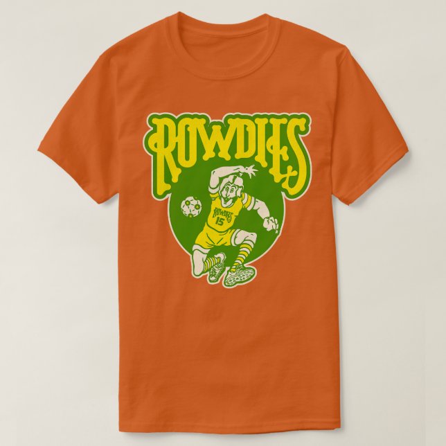 Defunct Tampa Bay Rowdies Team T-Shirt (Design Front)