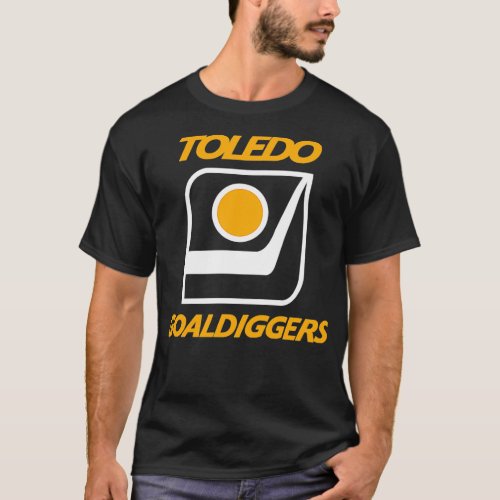 DEFUNCT Toledo Goaldiggers IHL Hockey T_Shirt
