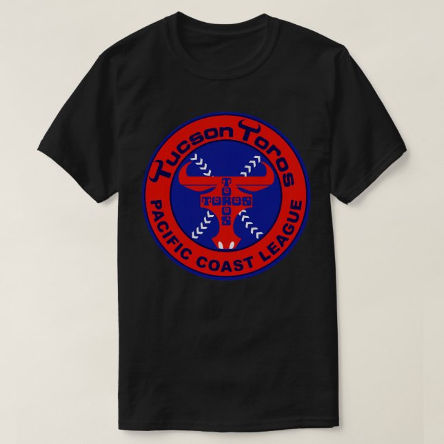 Defunct Tucson Toros Minior League Baseball 1978 T-Shirt (Design Front)