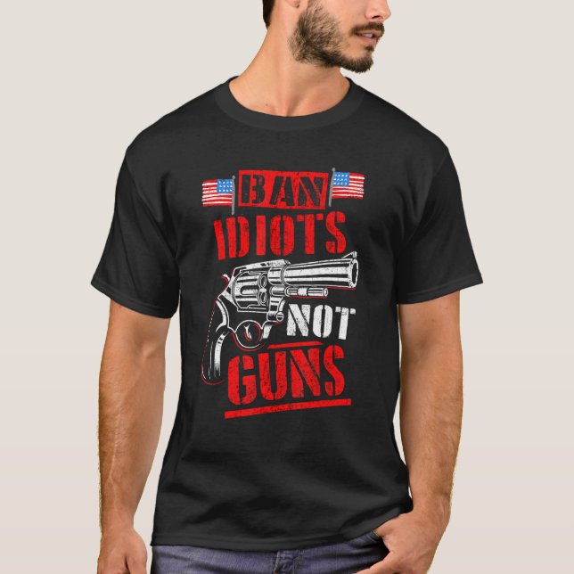 Defund Gun Control Gun Control For Men Gun Control T-Shirt (Front)