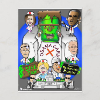 Defund Obama Care Postcard
