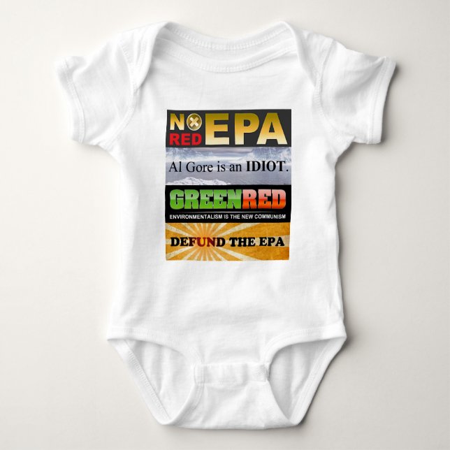 Defund The EPA Baby Bodysuit (Front)