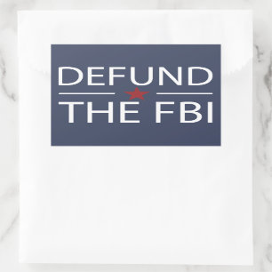 Defund The FBI Rectangular Sticker