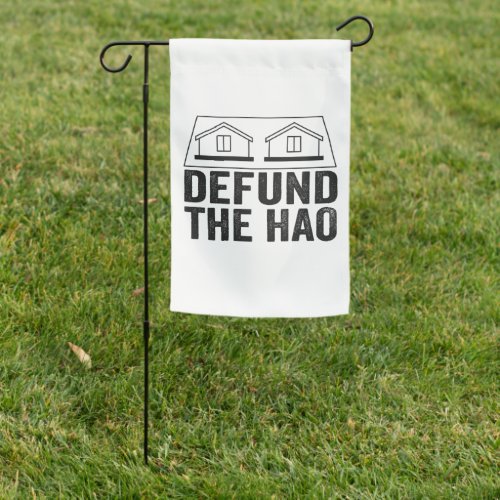 Defund the HOA Homeowners Association Social GIft Garden Flag