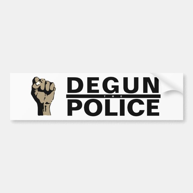 DEFUND THE POLICE BUMPER STICKER (Front)