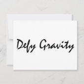 Defy Gravity (Front)