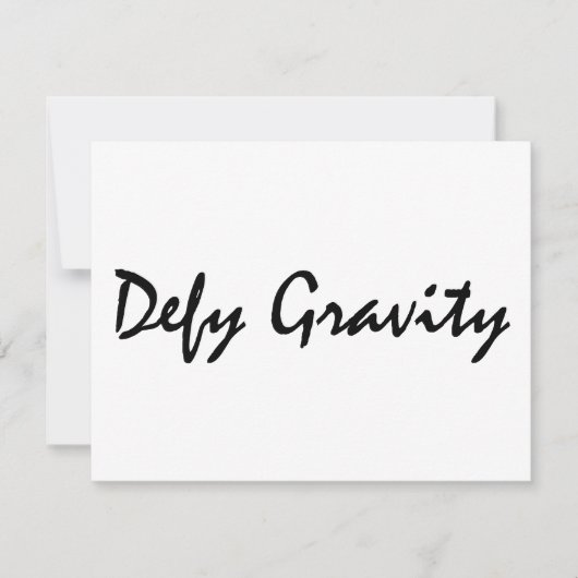 Defy Gravity (Front)
