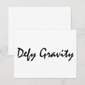 Defy Gravity (Front/Back)
