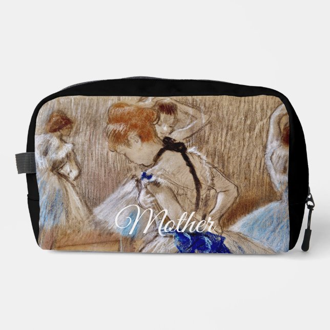 Dega’s Dancer With Blue Ribbon Dopp Kit (Front)