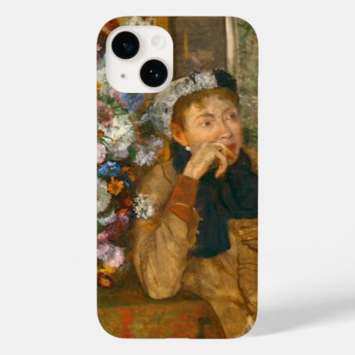 Degas A Woman Seated Beside a Vase of Flowers Case_Mate iPhone 14 Case