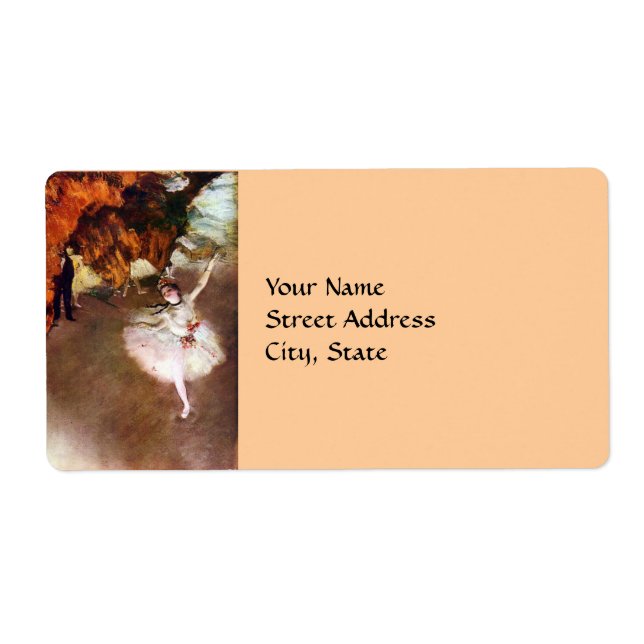 Degas: Ballerina address labels (Front)
