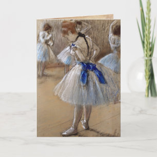 Degas Ballet Ballerina Vintage Card