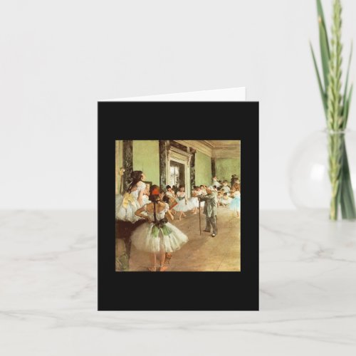 Degas _ Ballet Dance Class Card