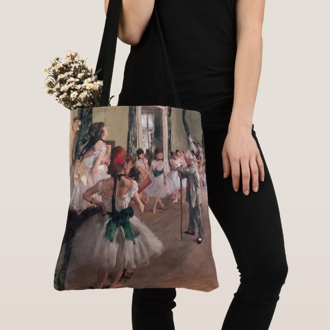DEGAS BALLET DANCE, DEGAS BALLERINAS TOTE BAG (Close Up)