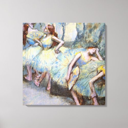 Degas Ballet Dancer Art Dancers Painting Canvas Print