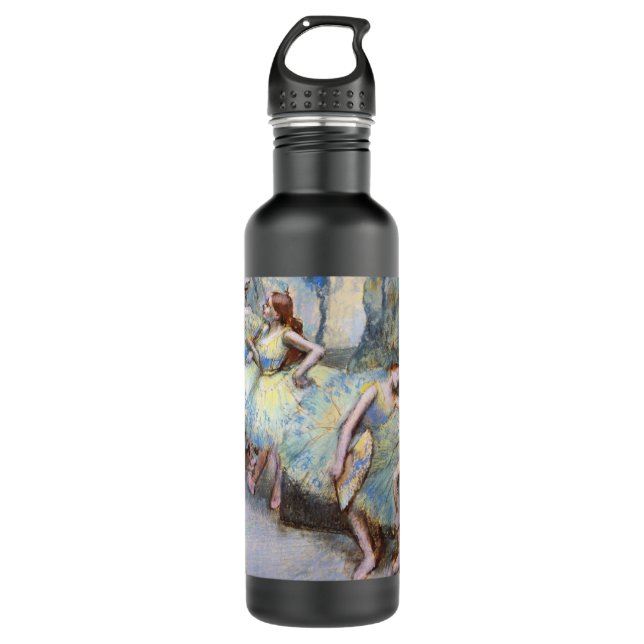 Degas Ballet Dancer Art Dancers Painting Stainless Steel Water Bottle (Front)