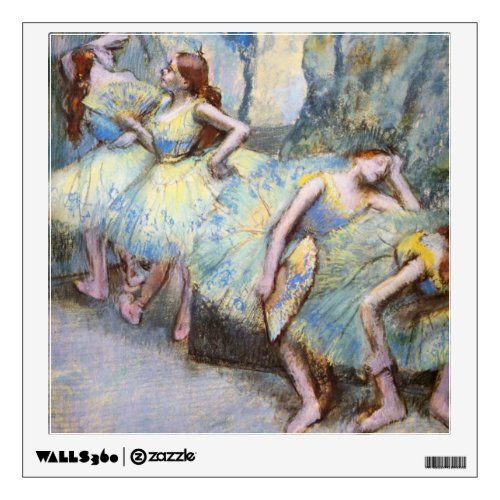 Degas Ballet Dancer Art Dancers Painting Wall Sticker