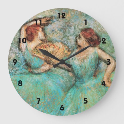 Degas Ballet Dancers Large Clock