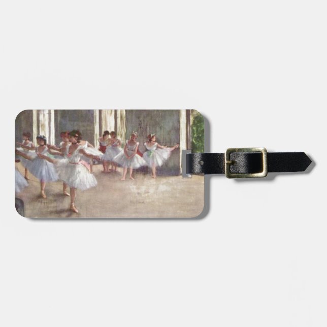 Degas Ballet Dancers Luggage Tag (Front Horizontal)