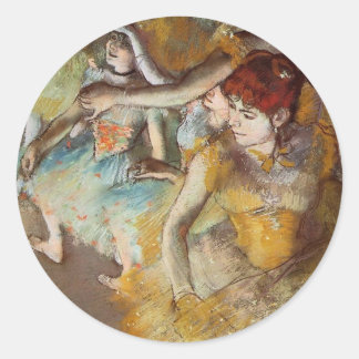 Degas Ballet Dancers on the Stage Sticker