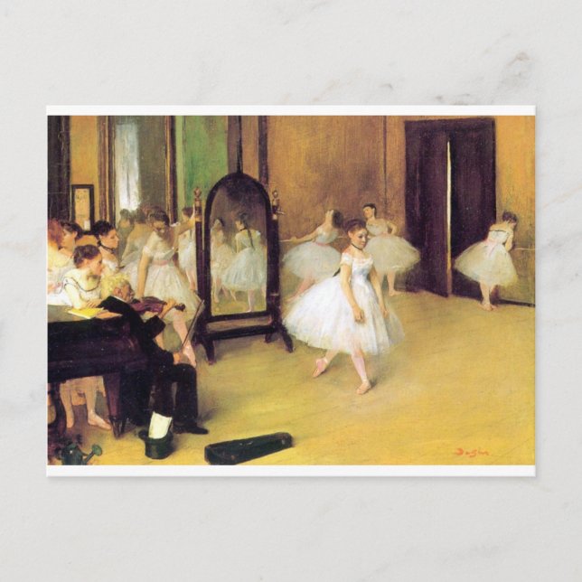 Degas Ballet Dancers Postcard (Front)
