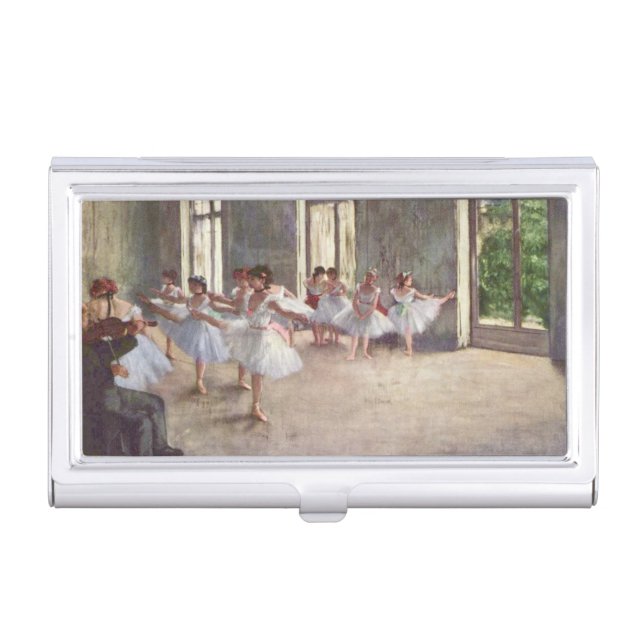 Degas' Ballet Rehearsal Case For Business Cards (Front)