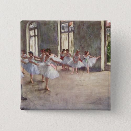 Degas Ballet Rehearsal Pinback Button