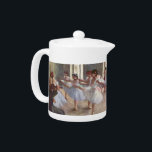 Degas' Ballet Rehearsal Teapot<br><div class="desc">1873. Edgar Degas was a French artist famous for his paintings, sculptures, prints, and drawings. He is especially identified with the subject of dance; more than half of his works depict dancers. He is regarded as one of the founders of Impressionism, although he rejected the term, and preferred to be...</div>