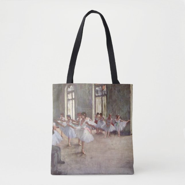 Degas' Ballet Rehearsal Tote Bag (Front)
