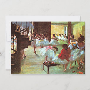 Degas - Ballet School Card