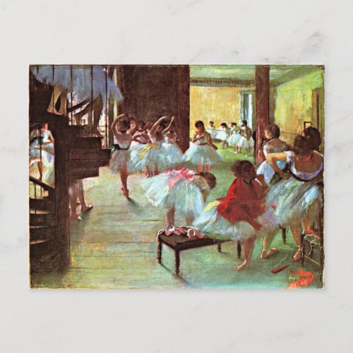 Degas _  Ballet School Postcard